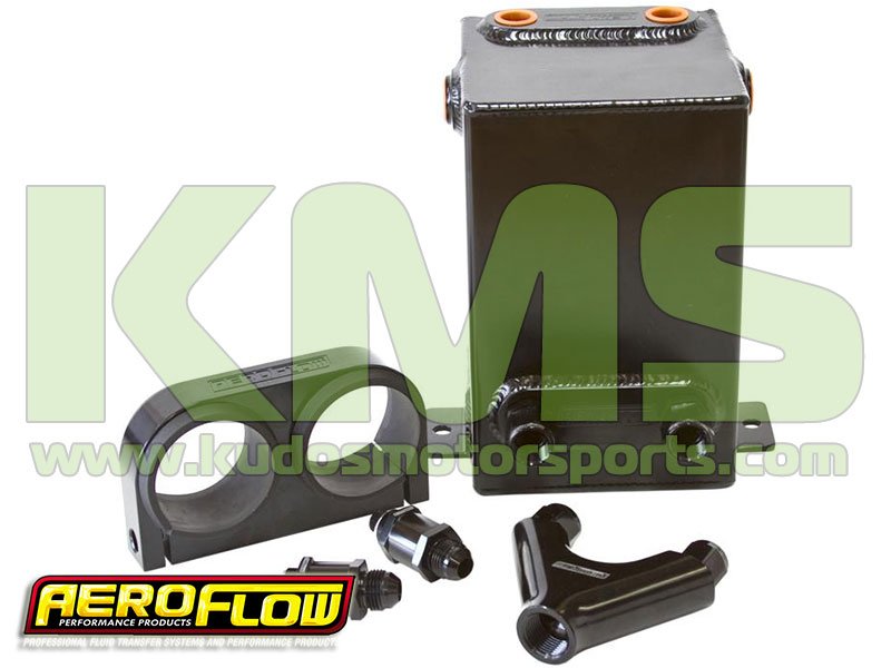 Aeroflow 3.1L Dual Fuel Pump Surge Tank Kit (Suits Bosch 044 Pumps, Not Included)