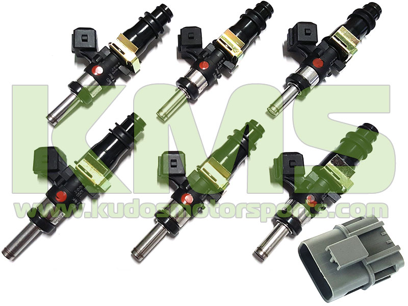 Bosch Fuel Injector Package (Long Nose Type) to suit Nissan Skyline R32 GTR, R33 GTR & R34 GTR - RB26DETT with Factory Fuel Rail
