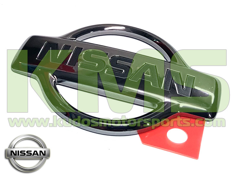 Badge "Nissan" (Boot Lid) to suit Nissan Skyline R34 GTR (08/2000 - 04/2001)