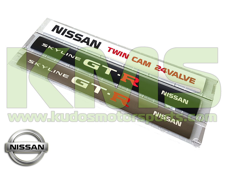 Engine Valley Cover Ornament (3 Options) to suit Nissan Skyline R32 GTR, R33 GTR & R34 GTR - RB26DETT