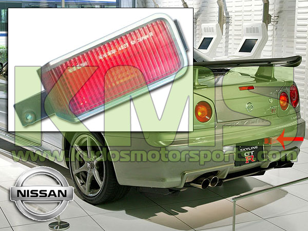 Rear Fog Light (RHS, Red) to suit Nissan Skyline R34 GTR / 20GT / 25GT / 25GT-4 / 25GT-t / GT-V