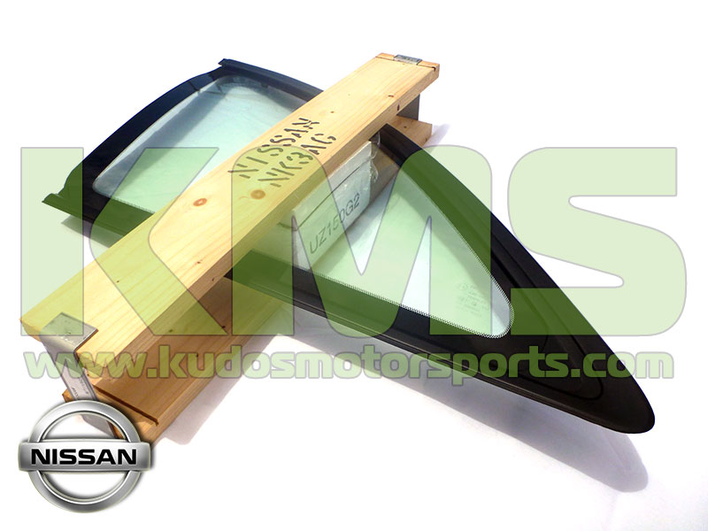 Rear Quarter Glass & Moudling (LHS) to suit Nissan Skyline R33 (All) - Coupe (2-Door)