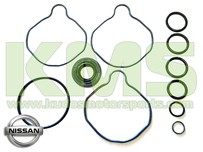 Power Steering Pump Seal Kit to suit Nissan 180SX RPS13, Skyline R32 GTS / GTS25 / GTS-t & Silvia PS13 - with HICAS