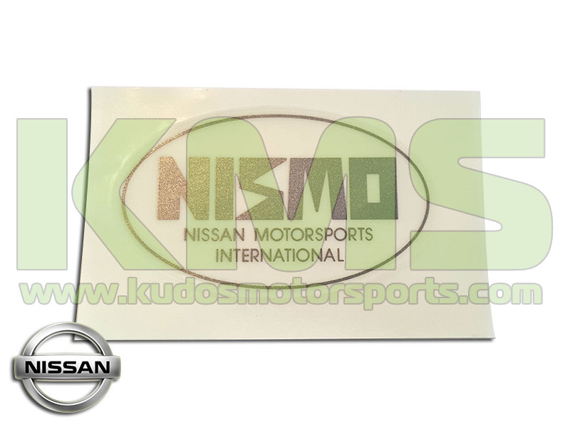 Sticker "Nismo" (Boot Lid) to suit Nissan Skyline R32 GTR Nismo
