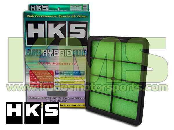 Air Filter (Panel) - HKS Super Hybrid (70017-AN101) to suit Nissan A31, C33, RNN14, R30, R31, R32, R33, R34, S13, S14, S15, V35, WC34 & Z33 S1