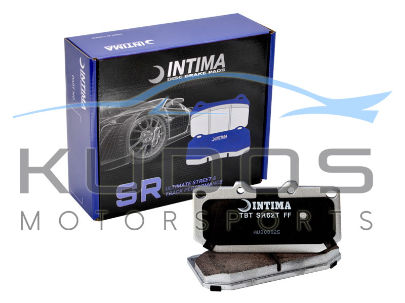 Intima Brake Pad Set (SR, Rear) to suit Nissan 370Z Z33 Track - Akebono 2-Pot Calipers