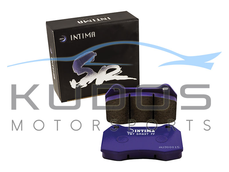 Intima Brake Pad Set (SR, Front) to suit Nissan 350Z Z33 Track, Skyline R32 GTR V-Spec /  V-Spec II, R33 GTR & R34 GTR - Brembo 4-Pot Calipers