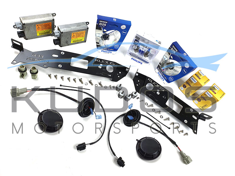 Headlight Instillation / Retrofit Kit (HID / Xenon) to suit Nissan Skyline R33 GTR - Factory Series 1 & 2