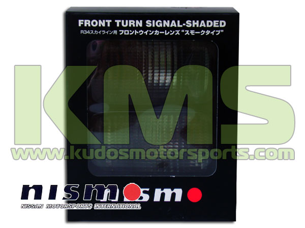 Front Indicator Set (Tinted) - Nismo (26130-RNR45) to suit Nissan Skyline R34 GTR / 20GT / 25GT / 25GT-4 / 25GT-t / GT-V