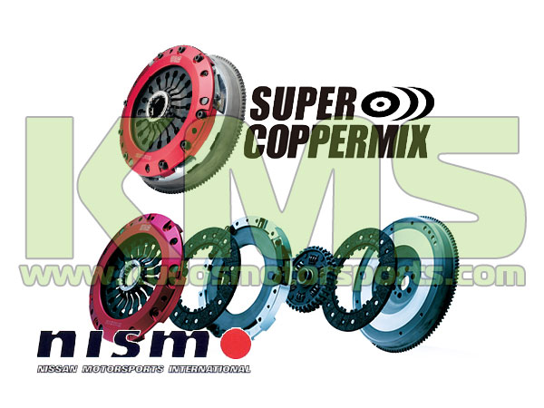 Nismo Super Coppermix Twin Plate Clutch & Lightweight Flywheel Kit (3002A-RSS51) to suit Nissan 200SX S15 (SR20DET, 6spd M/T)