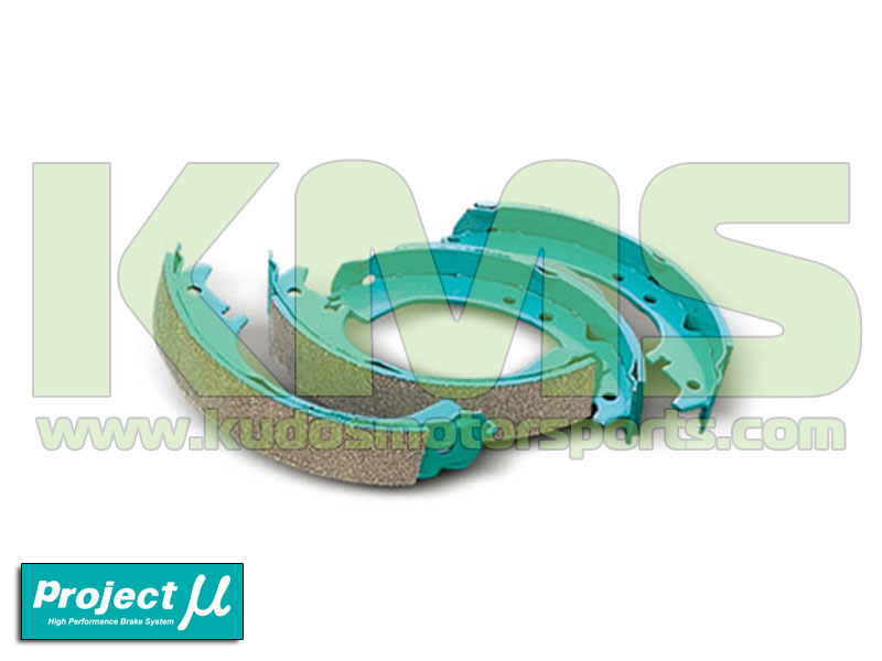 Inner / Hand Brake Shoes - Project Mu Sports (IS200A) to suit Nissan 300ZX Z32, Cefiro A31, Laurel C33, Skyline R32, R33 & R34 & Stagea WC34