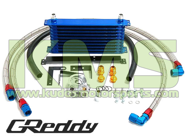 Trust / GReddy Oil Cooler & Filter Relocation Kit to suit Nissan Skyline R32 GTR - RB26DETT