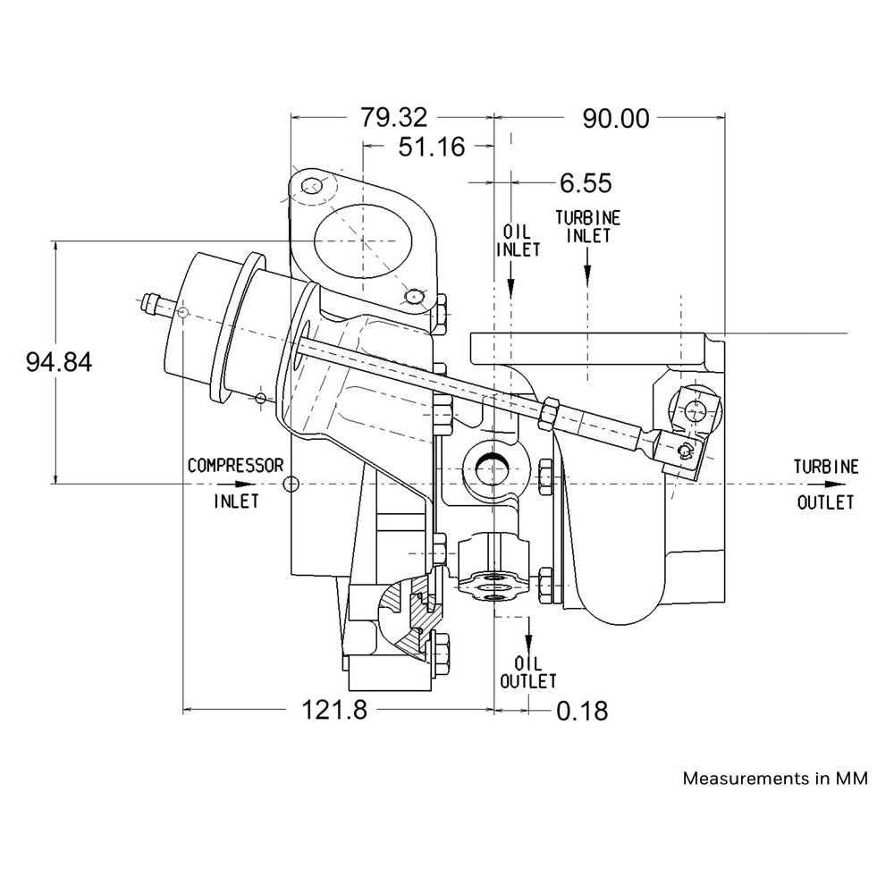 [Garrett 836026-5004S/PR] GT2860R 
