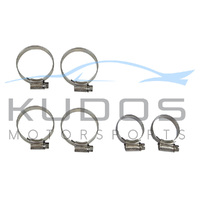Radiator Hose Clamp Set [6pc] for Nissan GTR R35 | VR38DETT