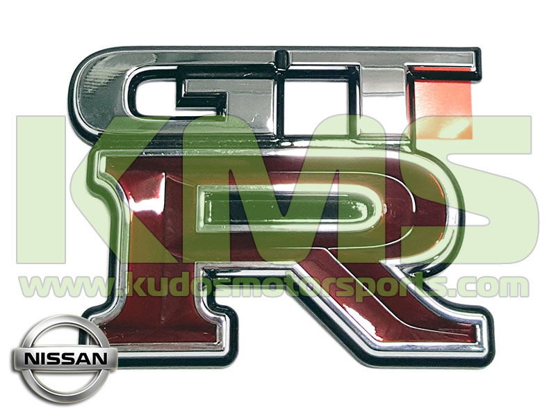 Badge \"GTR\" (Boot Lid) to suit Nissan Skyline R34 GTR