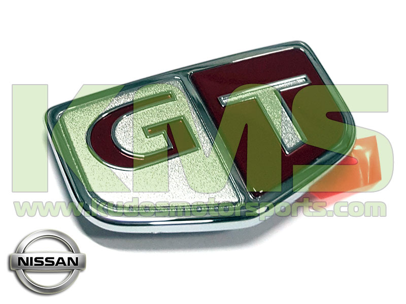 Badge \"GT\" (Front Fender / Quarter Panel to suit Nissan Skyline R33 GTR