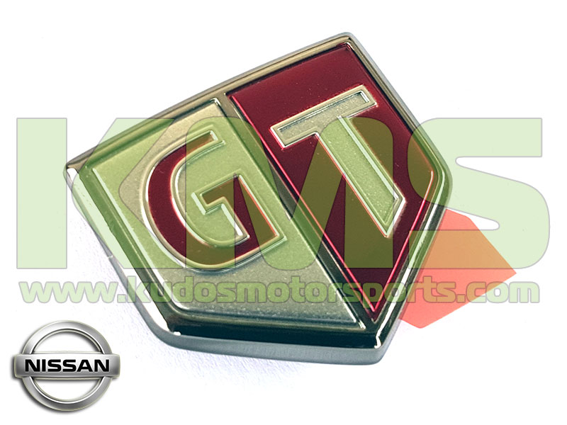Badge "GT" (Front Fender / Quarter Panel, RHS) to suit Nissan Skyline R34 GTR