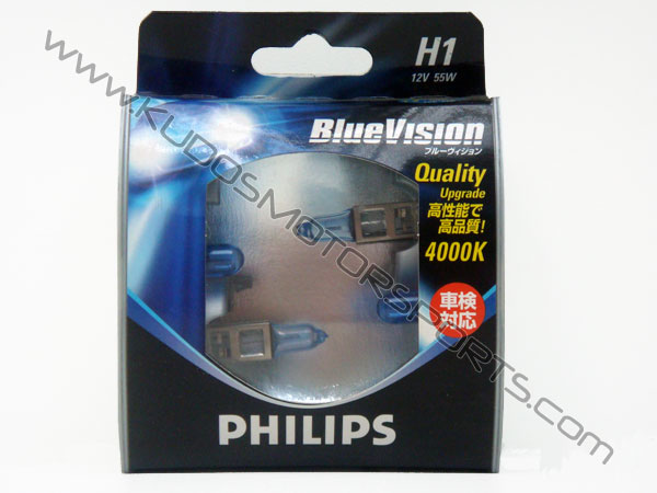 Philips BlueVision Light Bulb Set (H1 & T5 Parkers)
